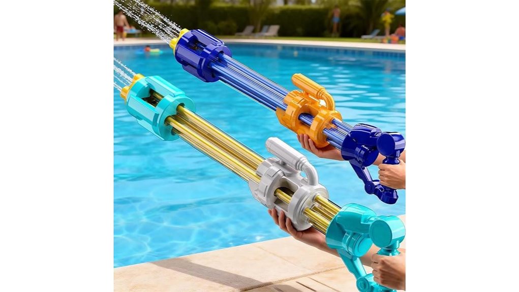 dual high capacity kids waterguns