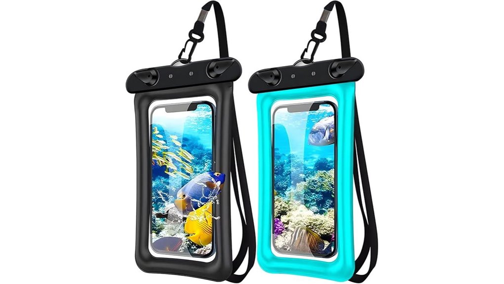 dual ipx8 floating pouches