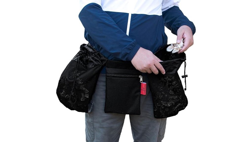 dual mesh morel foraging bag