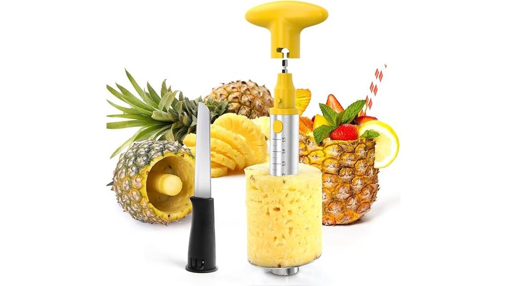 dual power pineapple cutter corer