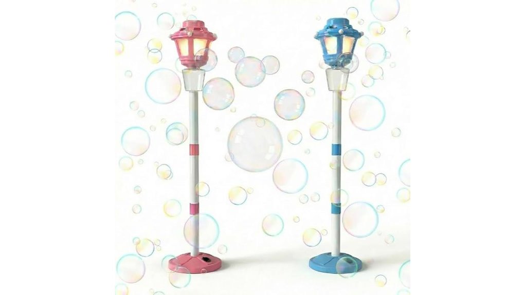dual rechargeable bubble light