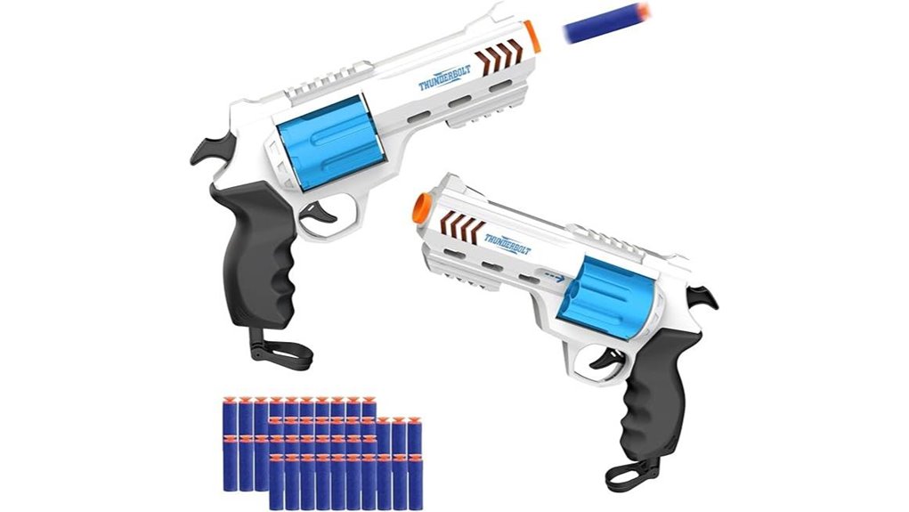 dual rotating foam blasters