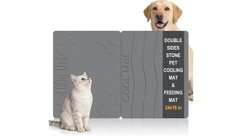 dual sided diatomite cooling mat