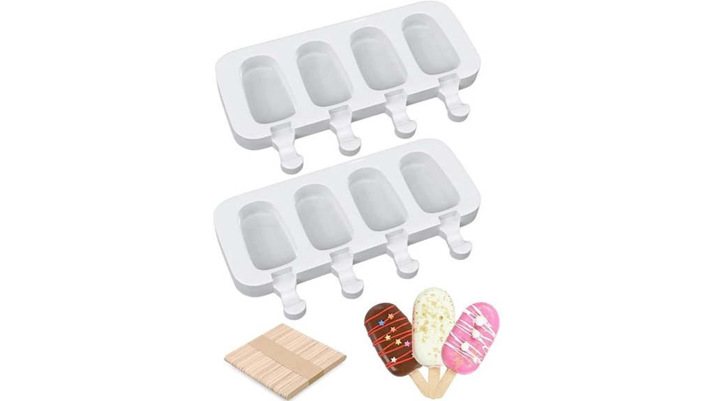 dual silicone popsicle molds