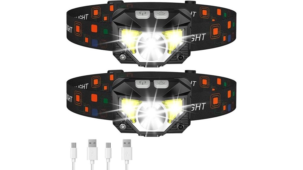 dual waterproof led headlamps