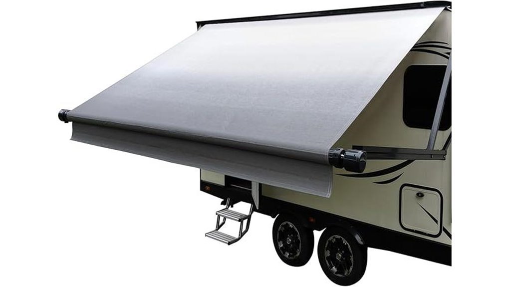 dulepax grey vinyl awning