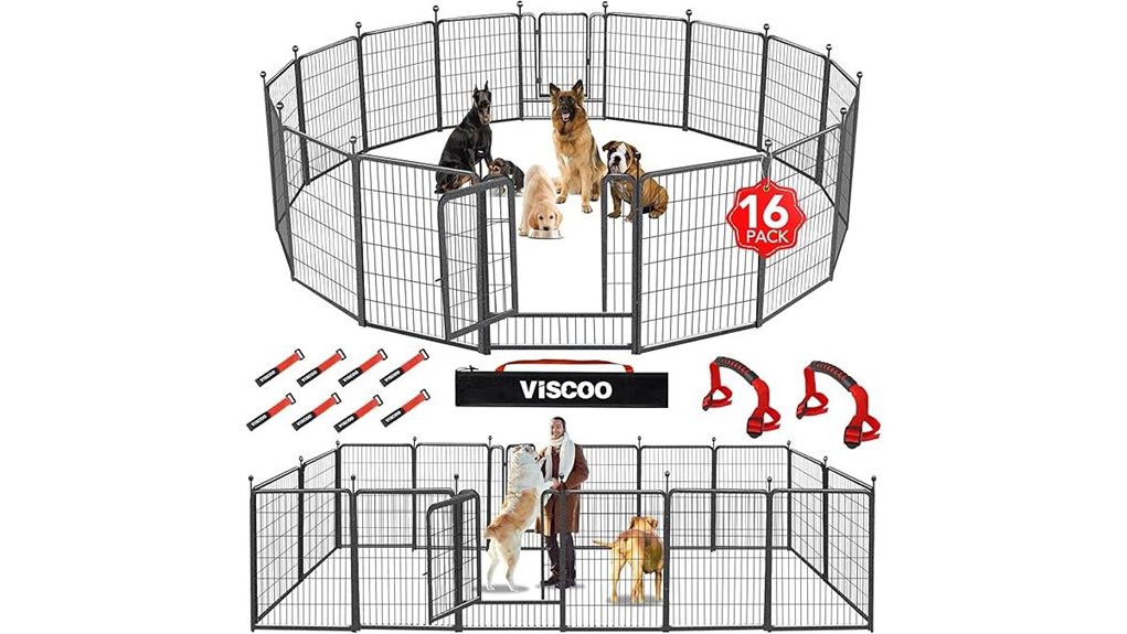 durable 16 panel outdoor playpen
