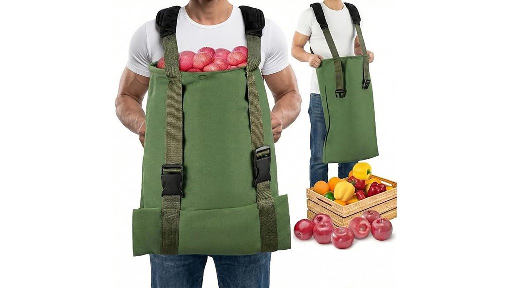 durable apple picking shoulder bag