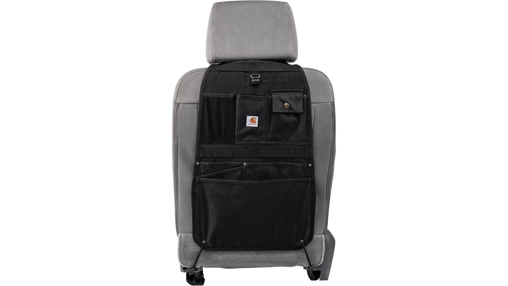 durable carhartt seat organizer