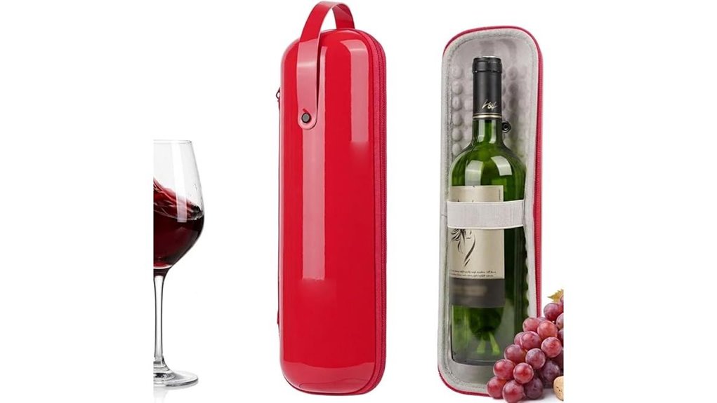 durable champagne wine case