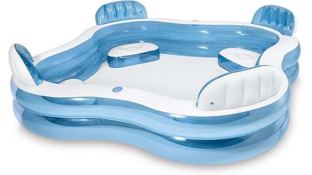durable family inflatable pool