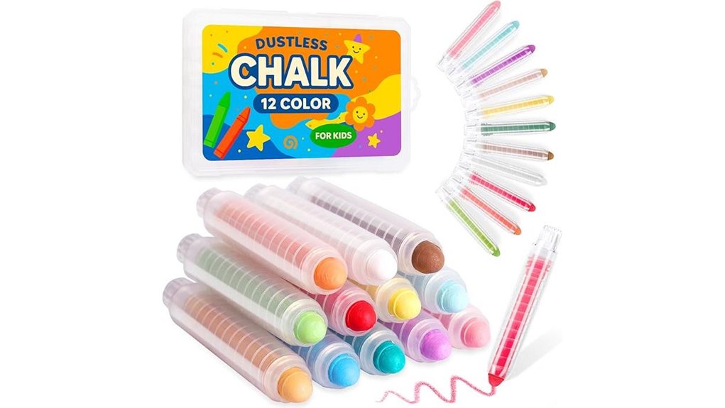 dust free kids chalkboard colors