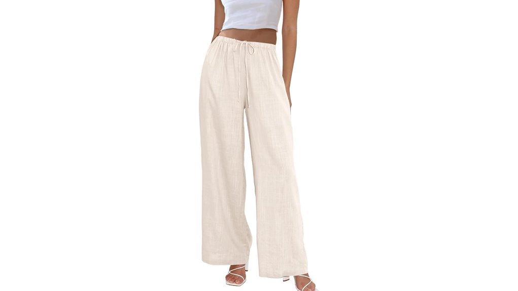 duyang cotton linen palazzos