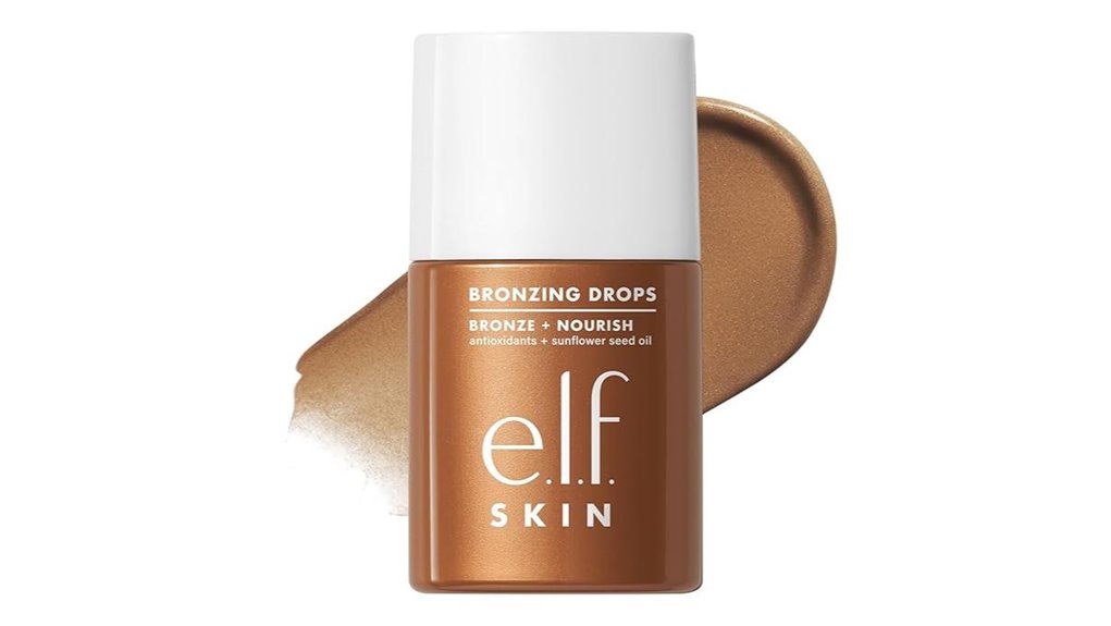 e l f tinted gold drops