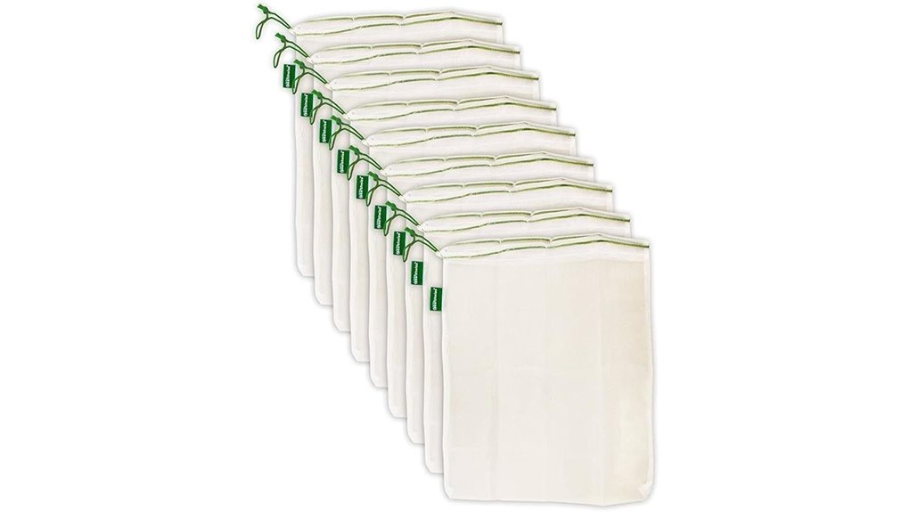 earthwise transparent mesh bags