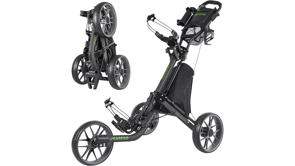 easego foldable three wheel cart