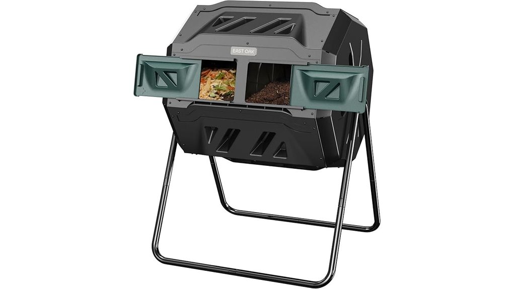 east 43 gal dual chamber tumbler