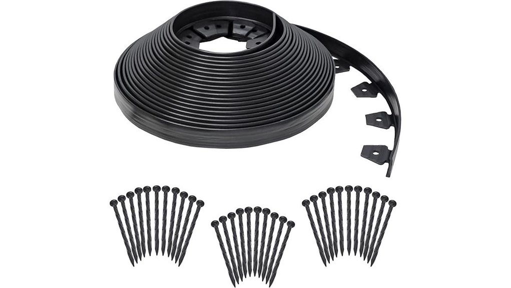 easyflex 100ft black edging