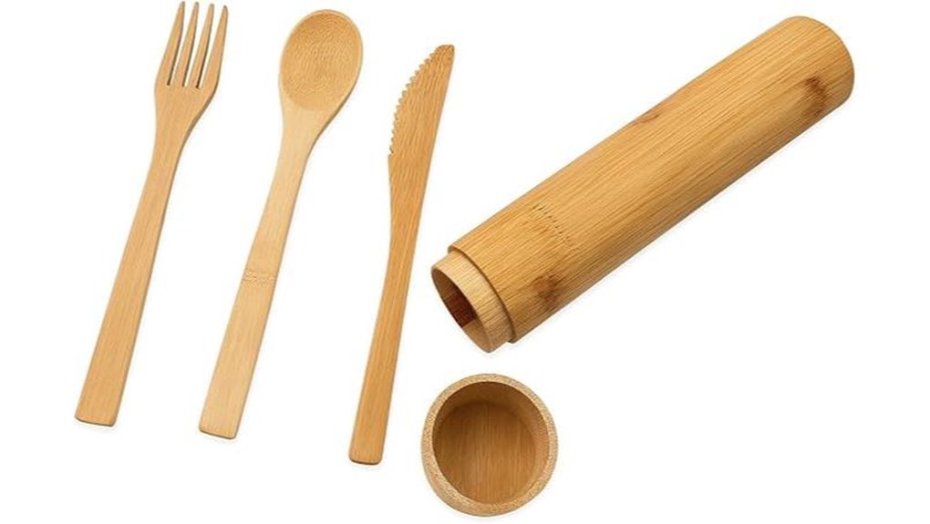 eco friendly bamboo travel set