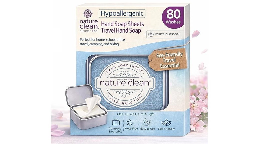 eco friendly travel soap sheets