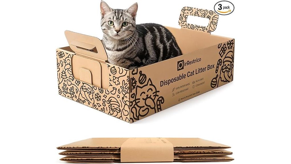 eco waterproof 3 pack litter boxes