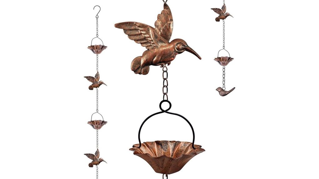 eight foot copper weighted bird