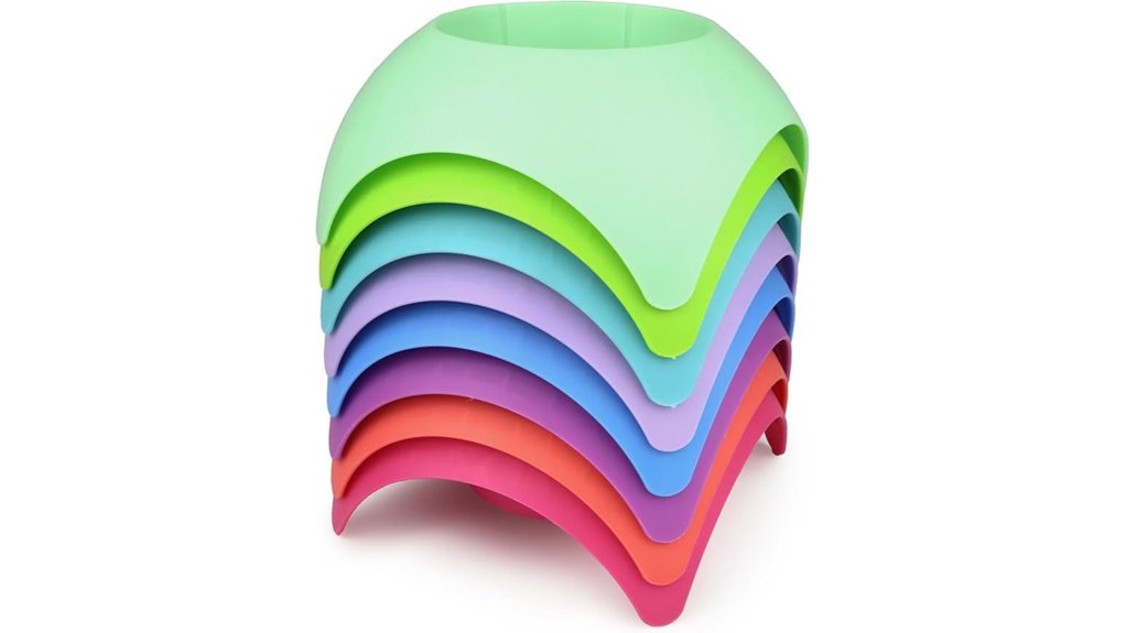 eight pack turtleback sand coasters