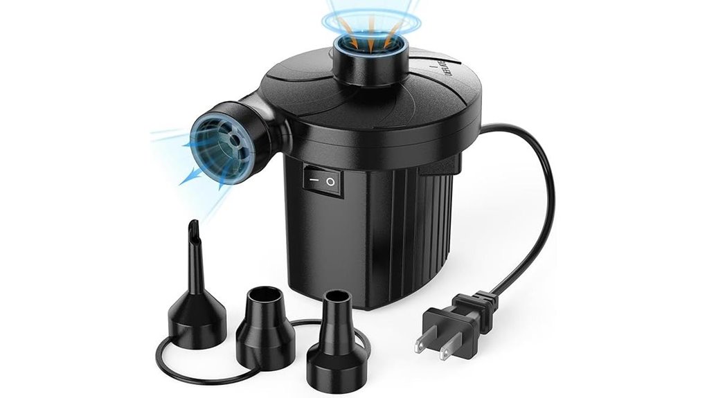electric 3 nozzle 120v pump