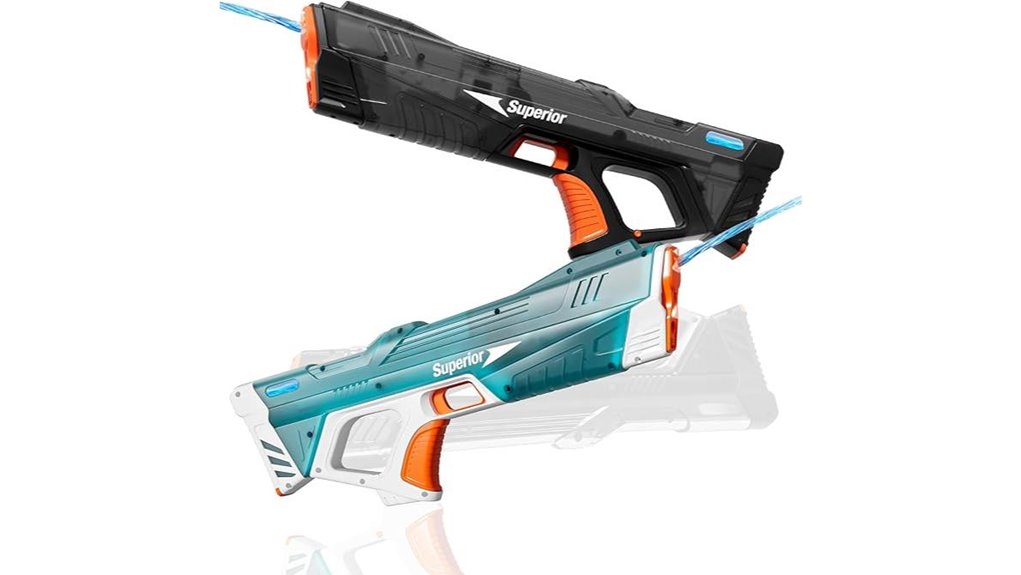 electric dual long range guns
