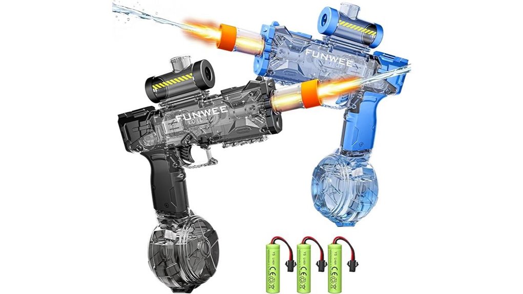 electric light up blasters pack
