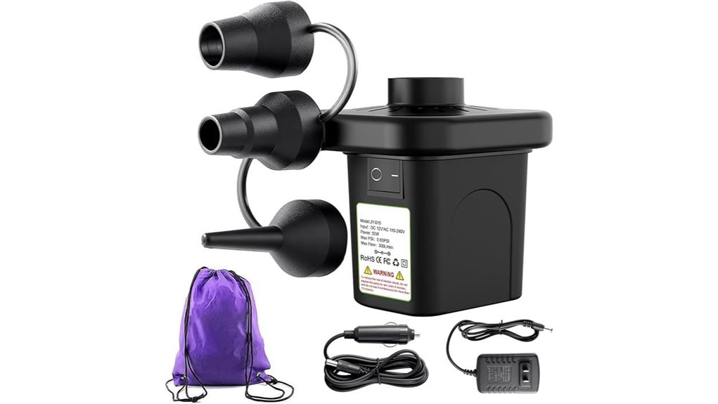 electric pump 3 head bag