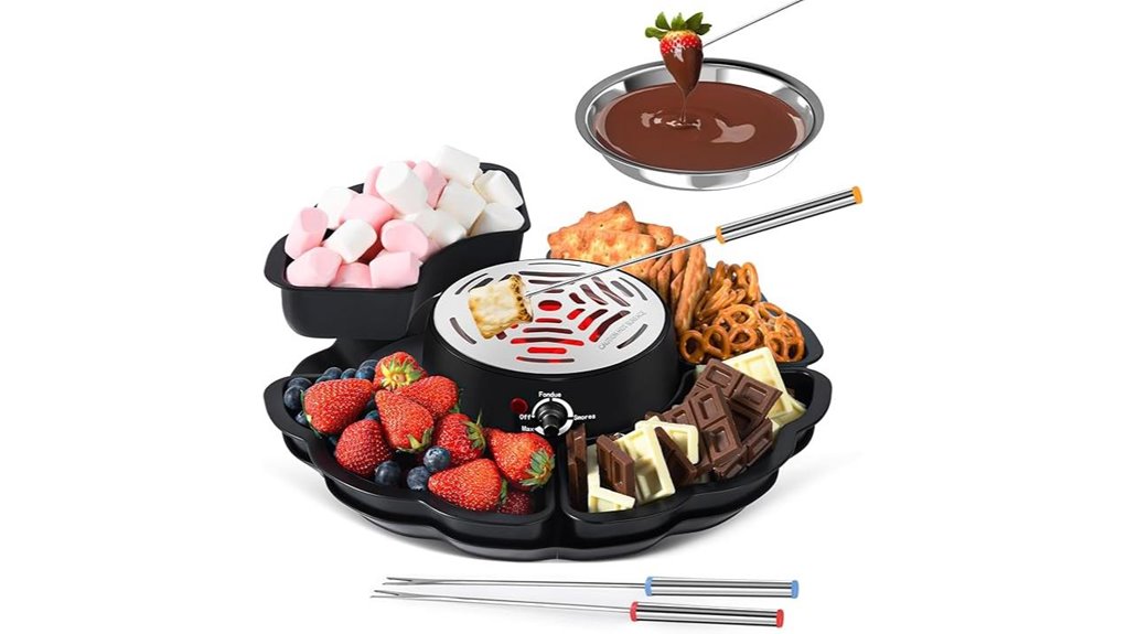 electric s mores fondue pot