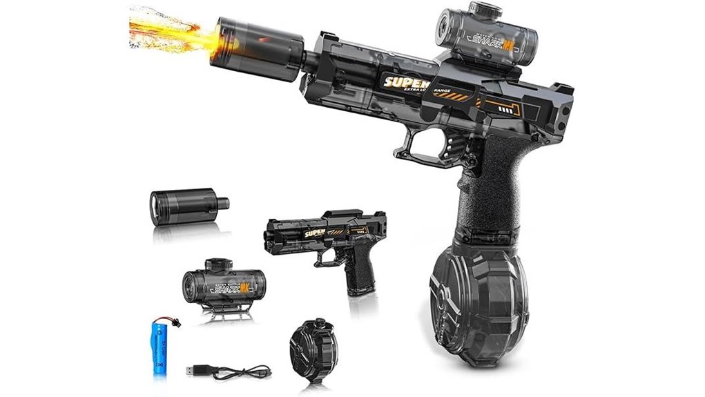 electric water gun 30ft