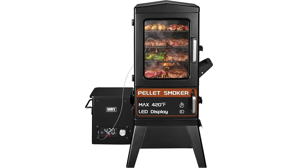 electric waterproof pellet smoker
