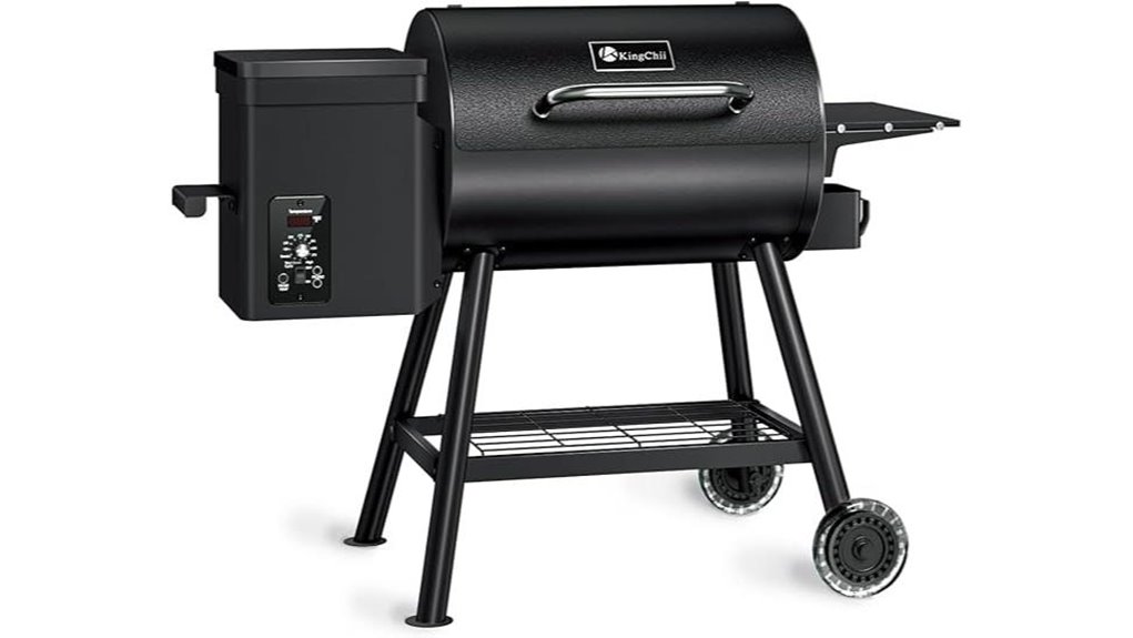 electric wood pellet griller