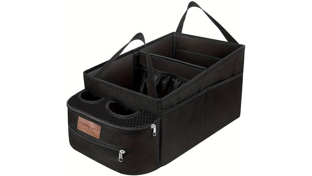 elf seat organizer cupholders