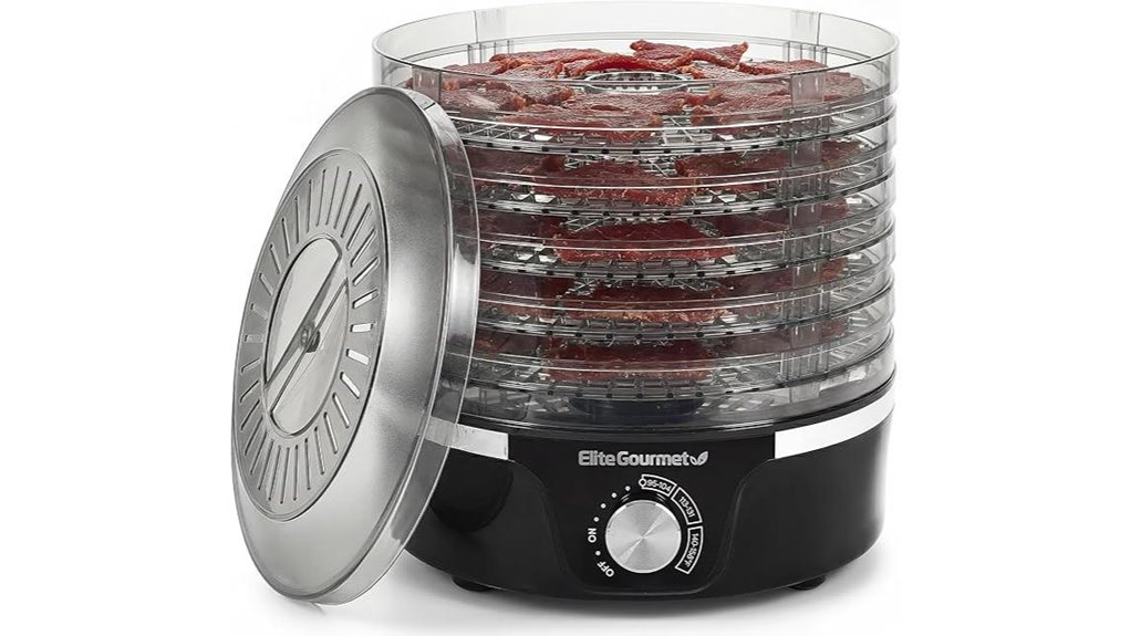elite gourmet 5 tray dehydrator