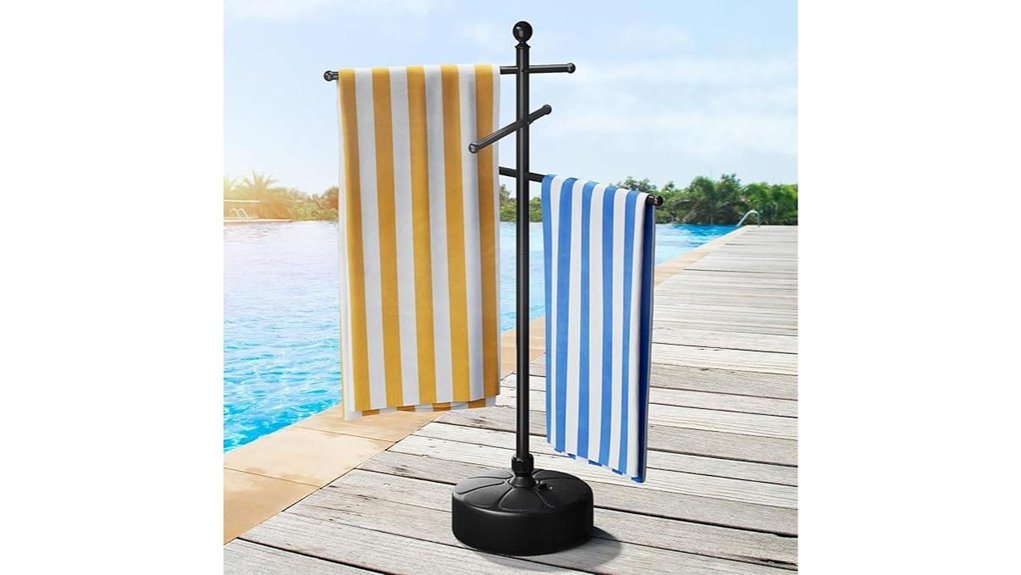 elyken outdoor three bar rack
