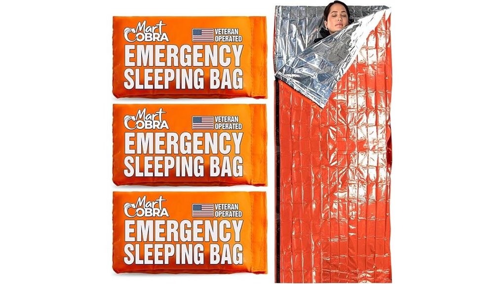 emergency mylar sleeping bag