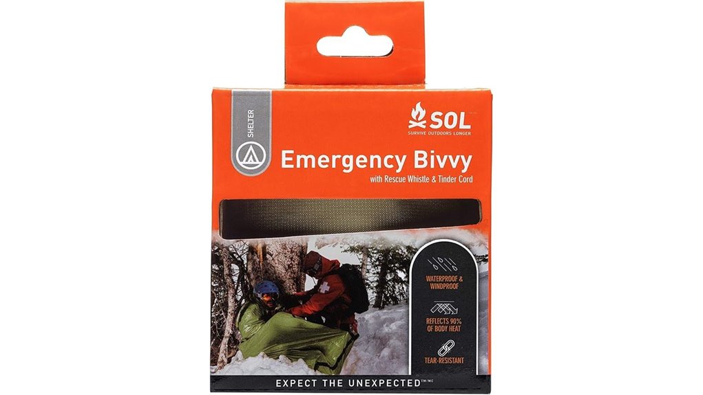 emergency whistle paracord bivvy