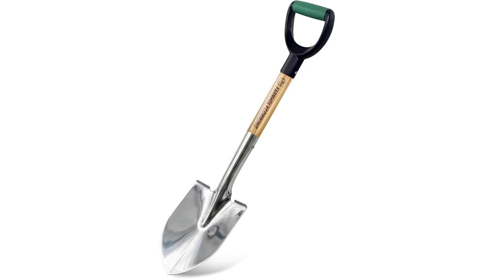 ergonomic 29 inch stainless shovel