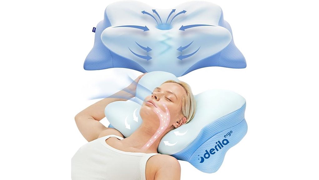 ergonomic cervical memory pillow
