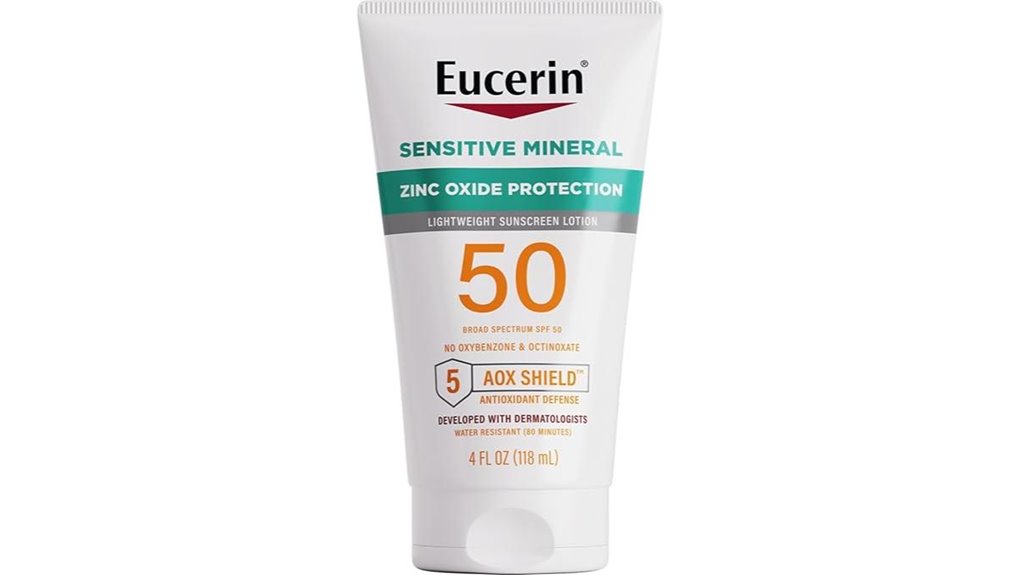 eucerin sensitive spf50 4oz