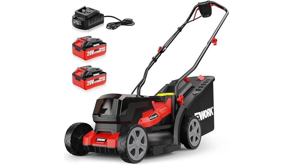 ework 40v 14 inch mower