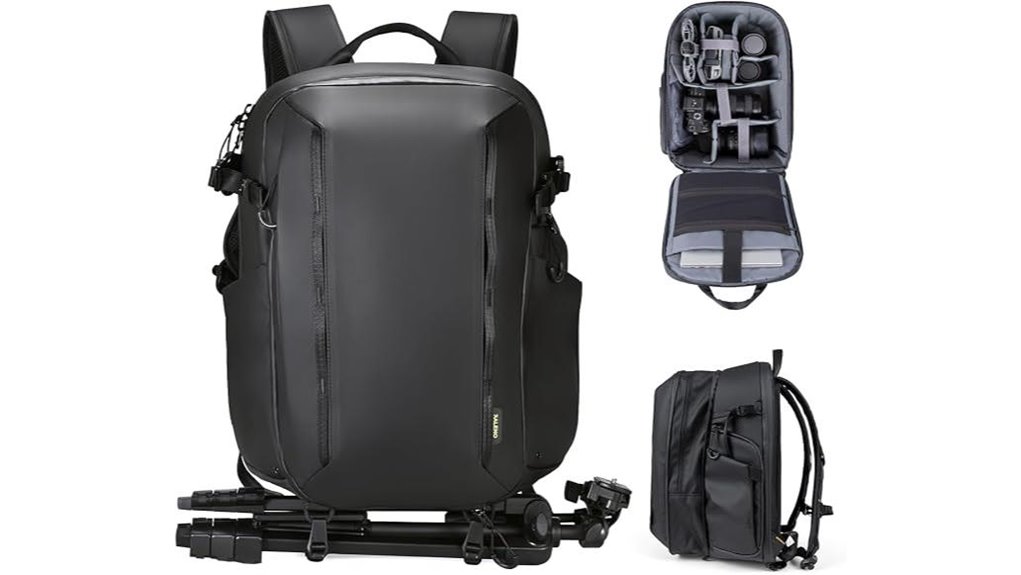 expandable waterproof camera backpack