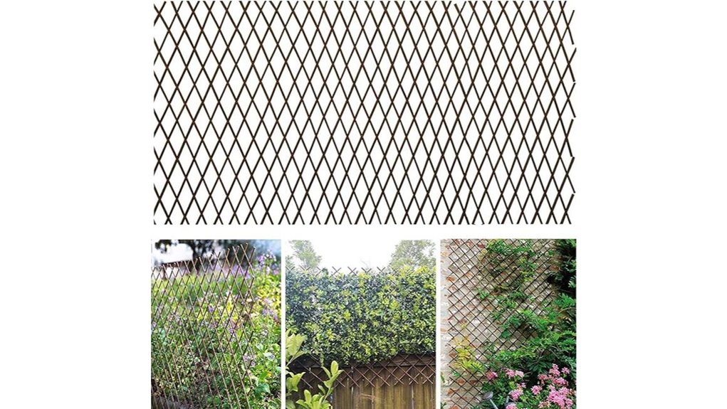 expandable willow lattice trellis