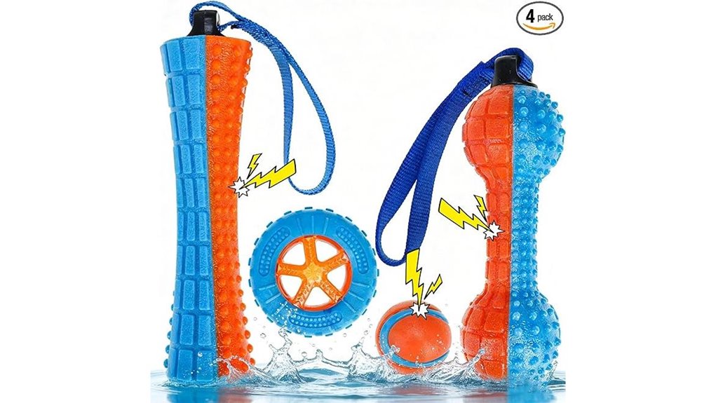 expawlorer floating dog toys