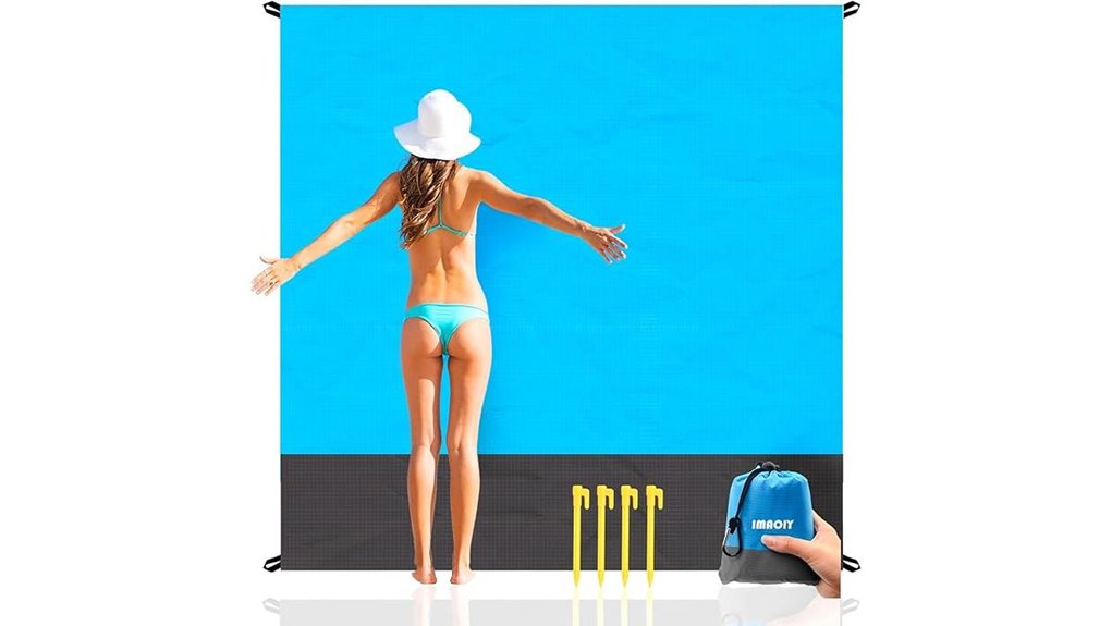 extra large waterproof beach blanket