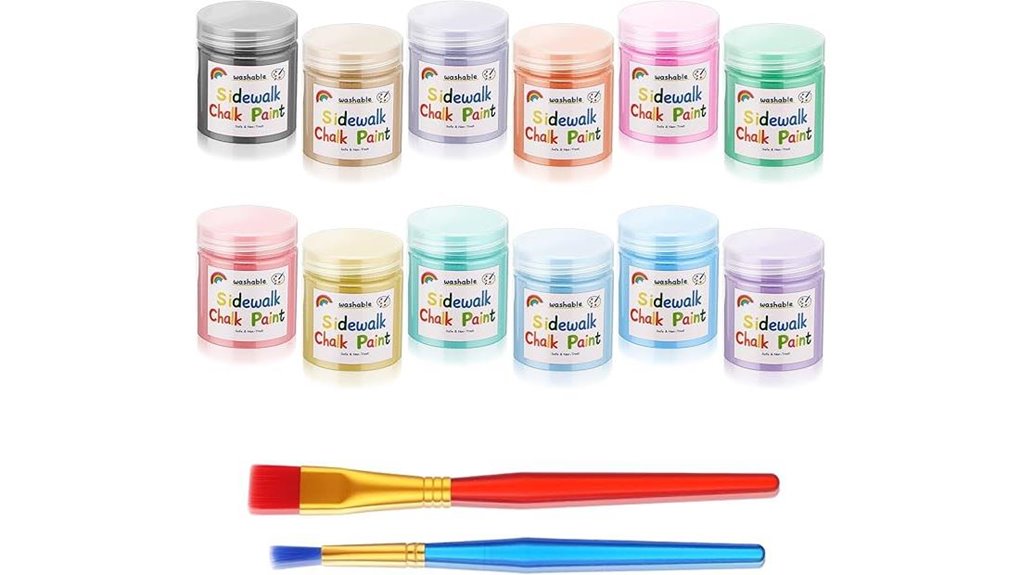 faccito 12 piece washable chalk