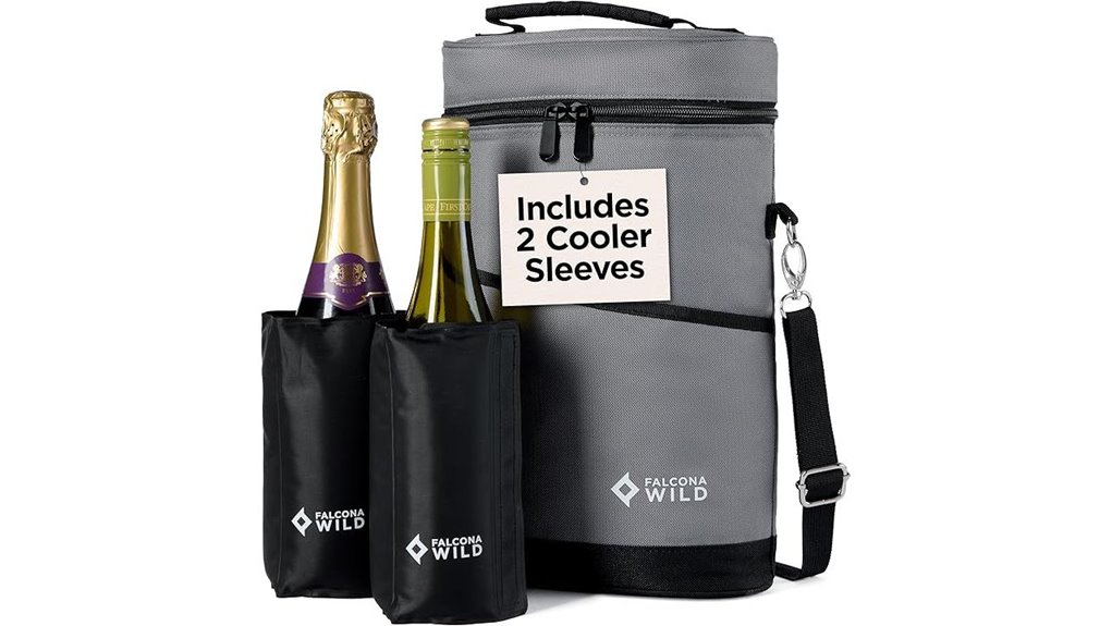 falcona dual sleeve wine cooler